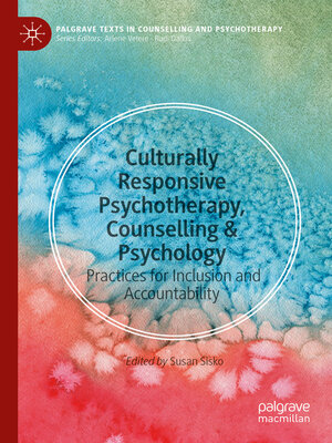 cover image of Culturally Responsive Psychotherapy, Counselling & Psychology